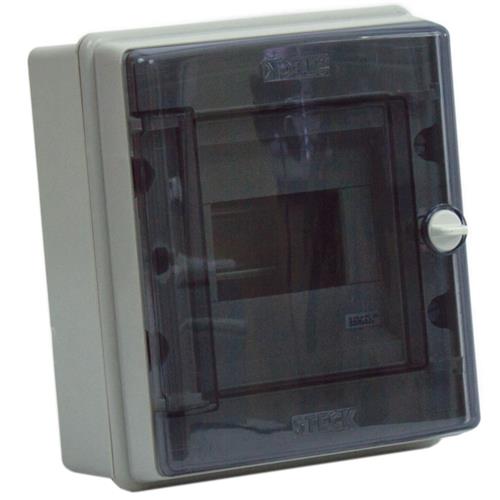 Quadro De Distribuicao De Sobrepor Porta Transparente 13 Din Scd13ptr Steck Steck