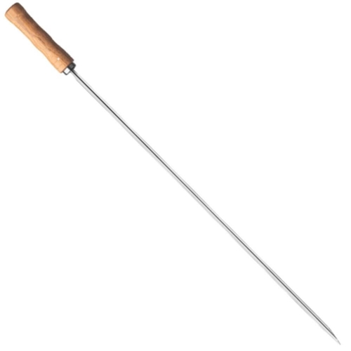 Espeto Alumínio Simples Para Churrasco 80cm Mor