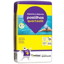 Argamassa Rejunte Para Pastilhas Interior E Exterior Branco 20kg 0561 00000 0020pa Quartzolit Quartzolit