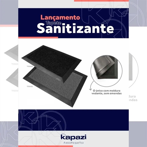 Tapete Sanitizante 90x130cm Kapazi Kapazi