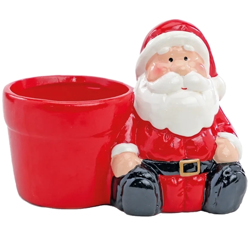 Enfeite Pendurar Papai Noel Vermelho Jogo com 4 Unidades - Ref 1923580  Cromus - CCS Decorações